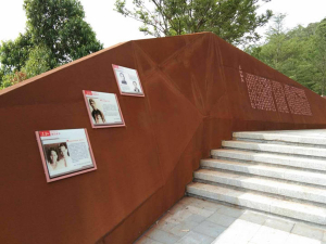 武侯耐候钢挡土墙